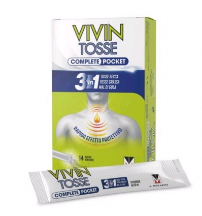 VIVIN TOSSE COMPLETE POCKET 14 STICK PACK SCIROPPO 10ML